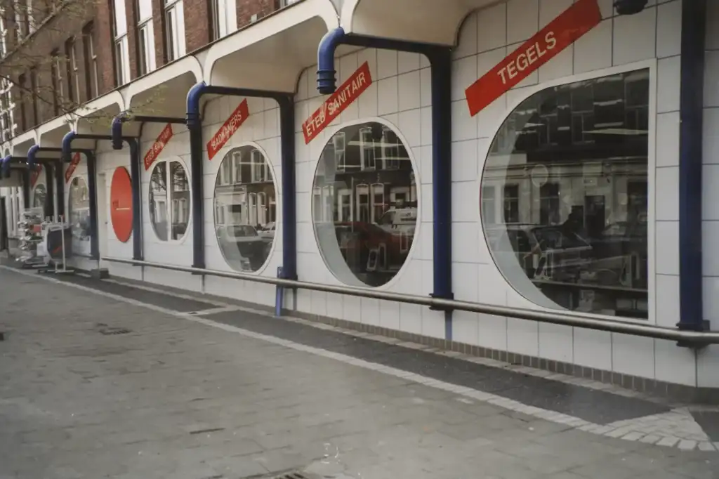a building with round windows